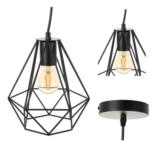 comprar Lampara Vintage Porta Artefacto Colgante Retro Portalampara®