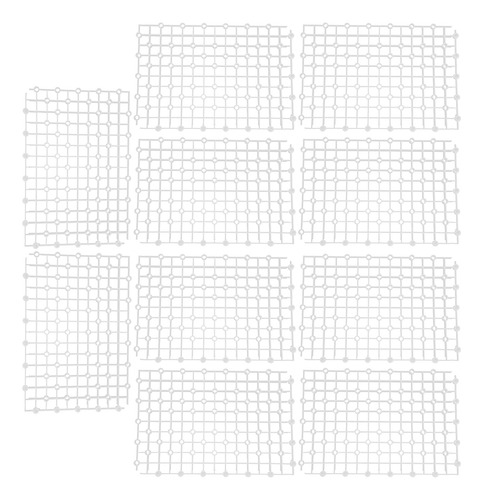 Rejilla De Filtro De Acuario Blanca Y Blanca, 10 Piezas, Emp