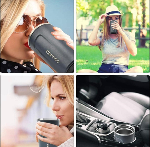 Vaso Cafe Termico Acero Con Sensor De Temperatura 500ml