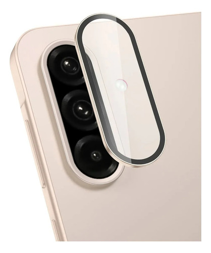 Protector Lente Camara Vidrio Templado Para Samsung A56 A36 Dorado Oscuro