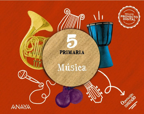MUSICA 5ÃÂºEP ANDALUCIA 23, de VV. AA.. Editorial ANAYA EDUCACIÓN, tapa blanda en español