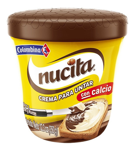 Crema Chocolate Para Untar Nucita - Pote X 350g