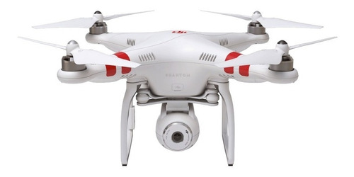 Drone DJI Phantom 2 Vision con cámara HD white y red 1 batería