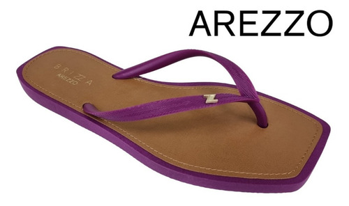 Imagem 1 de 2 de Chinelo Arezzo Brizza Bico Quadrado