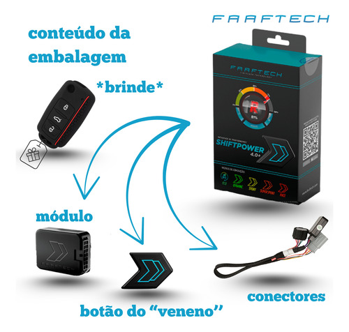 Chip Carro Delay Acelerador Faaftech Shiftpower Todos Carros