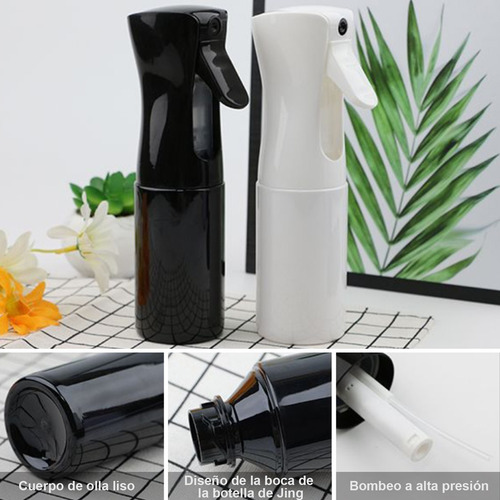 2pcs Ryvoxel Botella Rociadora De Agua De 300 Ml Para Cabello