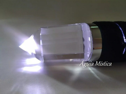 Bastão Atlante Cromoterapia Cristal Vogel Super Transparente