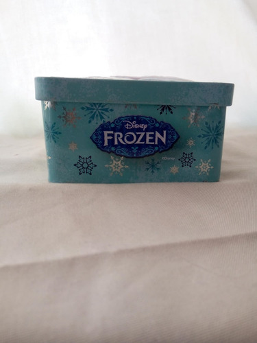Caja Metálica Elsa Frozen Tipo Globo De Navidad (Usado)