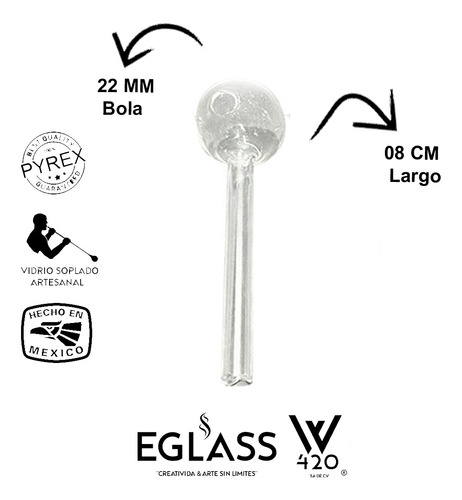 Cepillo Limpiador De Pipas / 300pz Vidrio Pyrex 22mm