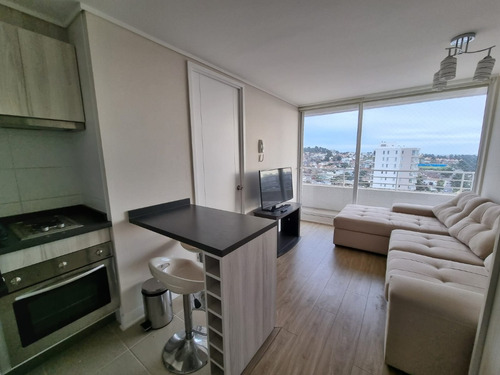 Venta Departamento Con Vista Al Mar En Lomas De Montemar!!