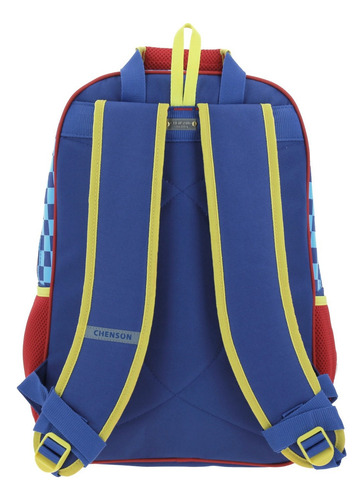 Mochila Mariokart Mario Señalizaciones Azul Primaria Mb66245 Chenson Diseño De La Tela Estampado