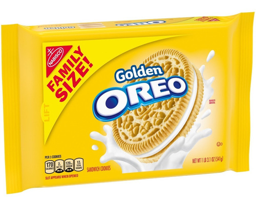 Galletas Oreo Golden 541g Oreo Dorada Grande Importado