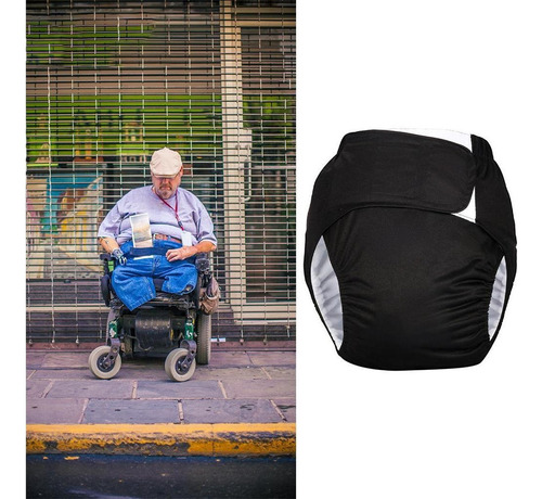 A 2x Ropa Interior Reutilizable De Pañales Para Adultos