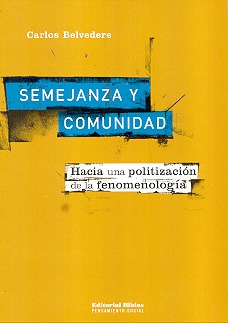 Semejanza Y Comunidad.. - Carlos Belvedere