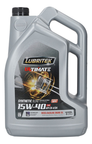 Aceite De Motor Ultimate Semi-sintetico 15w-40 1gl