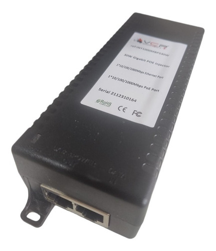 Imagen 4 de 5 de Inyector Poe 30w 1 Giga 10/100/1000mbps