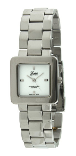 Reloj Hombre Swiss Edition Se3813m-wt Cuarzo Pulso Plateado