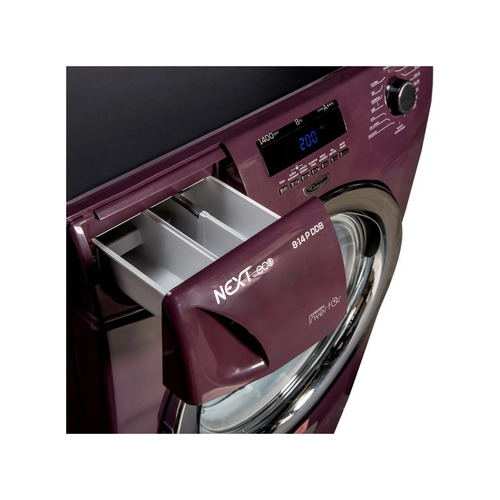 Imagen 4 de 4 de Lavarropas automático Drean Next 8.14 P ECO inverter violeta 8kg 220 V