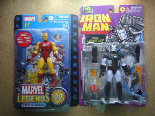 Iron Man & War Machine Retro Marvel Legends Hasbro