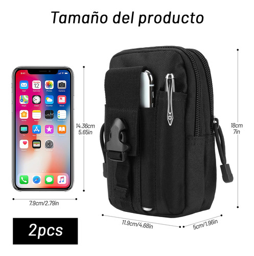 Bolsa Táctica 2pcs Multi-funcional Para Camping Y Senderismo