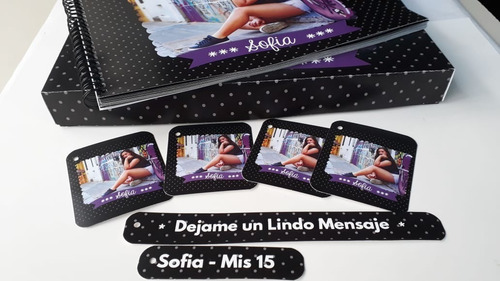 Libro De Firmas - 15 Años - Dedicatorias - Fotografía De 15.
