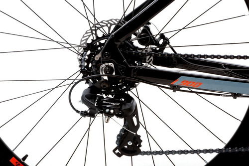 Imagen 6 de 9 de Mountain bike V Industries 900 R29 19 frenos de disco mecánico cambio Shimano Tourney Tx800 color negro