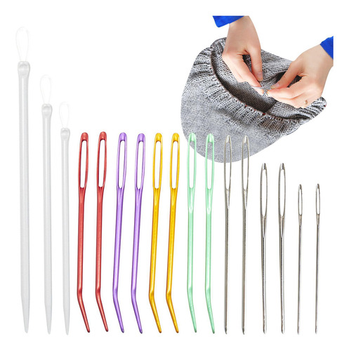 Aguja De Zurcir Juego De Agujas De Coser Para Tapicería De Z