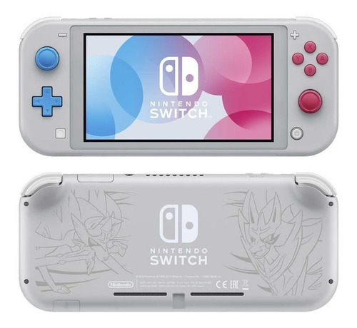 Nintendo Switch Lite 32GB Zacian and Zamazenta Edition color gris y cian y magenta
