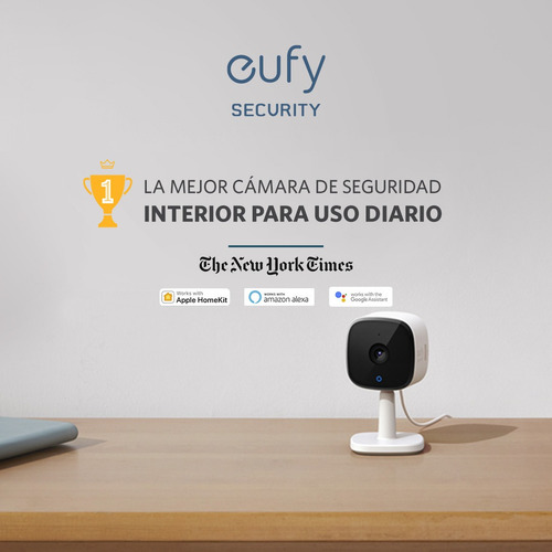 Cámara De Seguridad Interior 2k Color Blanco