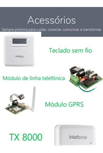 Kit Central De Alarme 8000 Intelbras - Faça O Seu!!