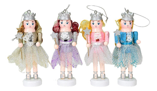 4x Natal Quebra-nozes Figuras De Natal Quebra-nozes