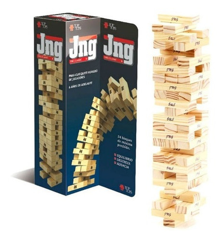 Jng El Clásico Jenga The Classic Top Toys Original Full