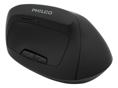 Mouse Vertical Inalámbrico Recargable Philco Pro Color Negro