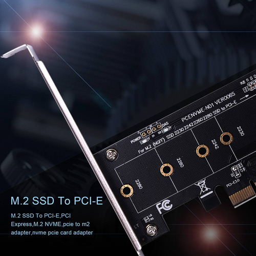 Añadir Tarjetas Pcie A M2 Adaptador Pci Express 3.0 X1 A Nvm