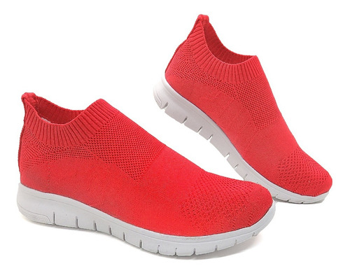 Imagen 2 de 5 de Zapatilla Mujer Elastizada Deportiva Liviana Training Comoda