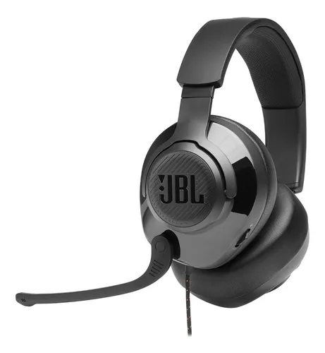 Auricular Gamer Jbl Quantum 300 Negro Con Cable Y Microfono