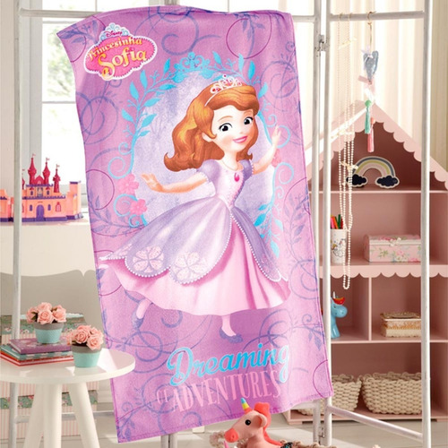 Toalha De Praia Infantil Princesa Sofia - 06 Dohler