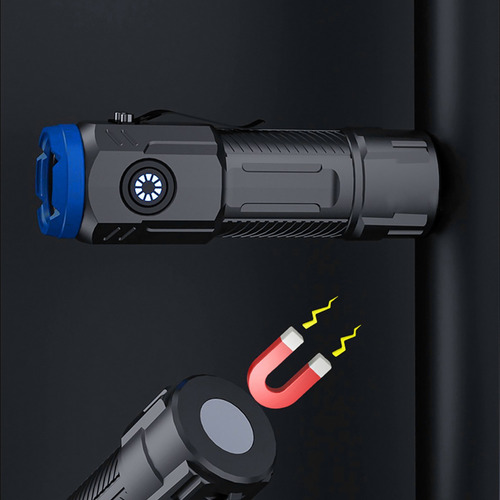 Linterna De Carga De Luz Fuerte Con Zoom Led