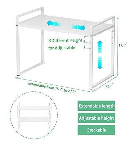 Rejilla Extensible Para Microondas Redrubbit De 2 Niveles, R