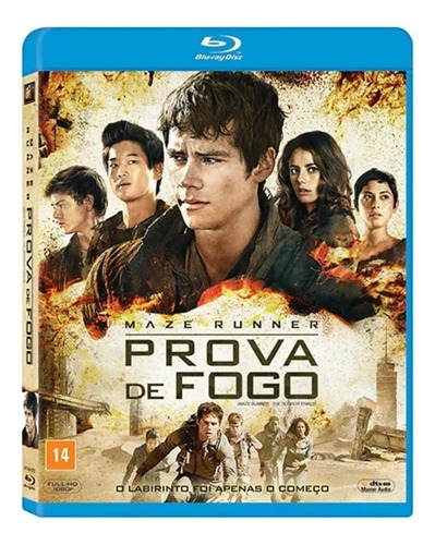 Blu-ray Maze Runner - Prova De Fogo Original Novo Lacrado