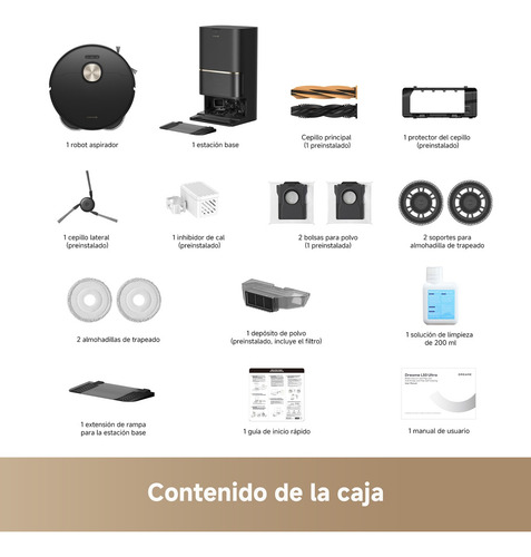 Robot Aspiradora Y Trapeador Dreame L50 Ultra Negro