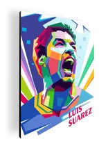 Comprar Cuadro Decorativo Moderno Mural Poster Luis Suarez 42x60 Mdf