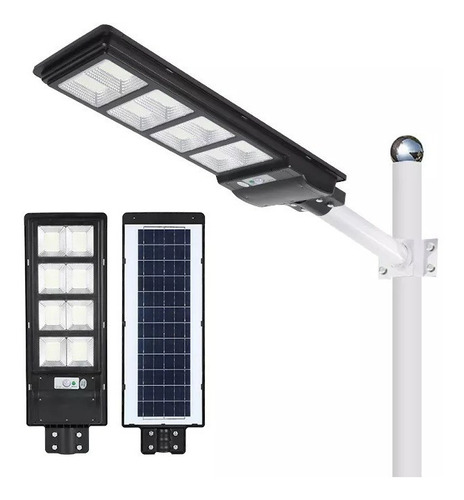 Foco Led Solar 200w Poste Exterior Foco Panel Iluminacion