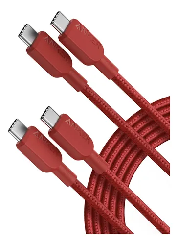 comprar Cable Usb C A Usb C Anker, 240 W, 10 Pies, Carga Rápida, Roj