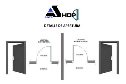 Imagen 3 de 8 de Puerta Aluminio 80x200 M511 Mitad Vidrio Repartido Promo
