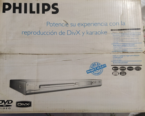 Dvd Phillips Modelo Dvp3040k , Con Su Control Remoto Y Caja
