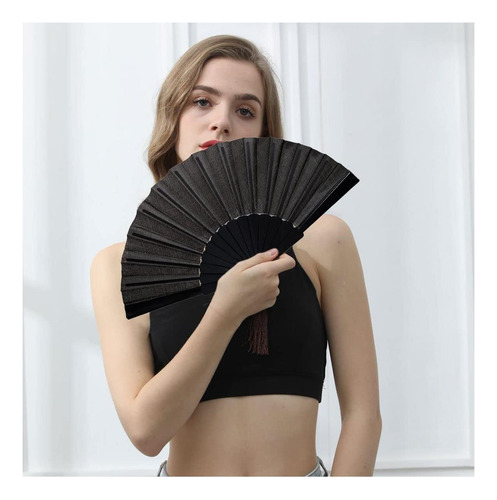 Ventilador Plegable De Mano Amajiji, Manténgase Fresco Y Con