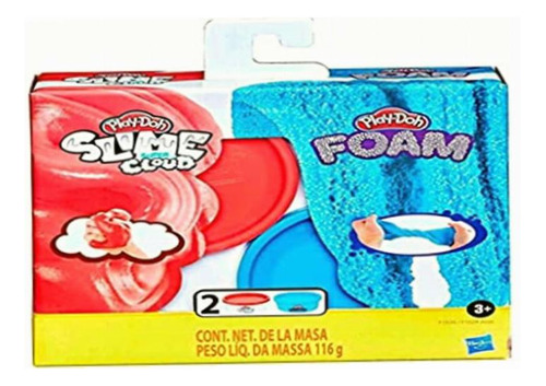 Play-doh Foam Y Play-doh Slime Super Cloud Set De 2 Masa