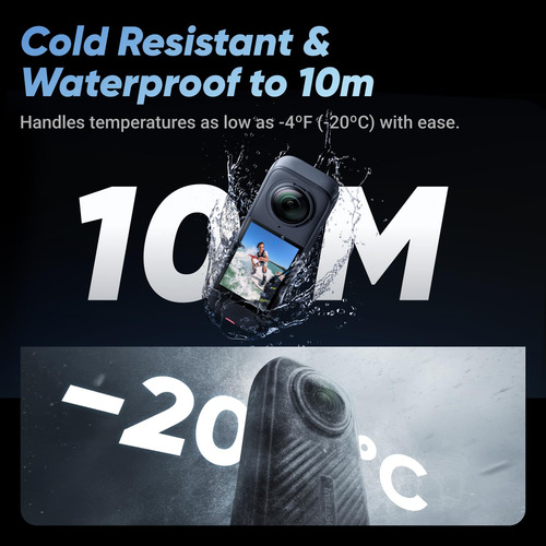 Cámara De Acción Insta360 X4 8k Waterproof 360 Con Accesorio