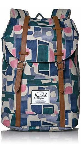 Herschel Mochila Retiro, Stellar / Tan Cuero Sintético, Clás